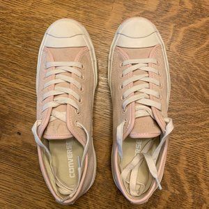 Converse Jack Percell Pink Suede Sneakers Size 8